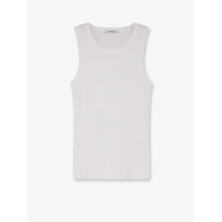 Ribbed cotton tank top