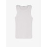 Ribbed cotton tank top
