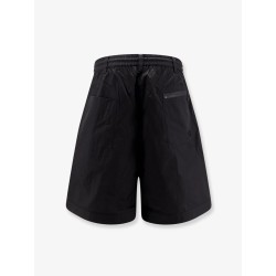 Cotton blend cargo bermuda shorts