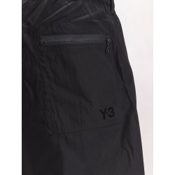 Cotton blend cargo bermuda shorts