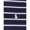 Cotton T-shirt with striped pattern