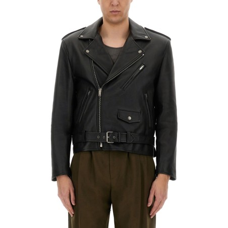 LEATHER BIKER JACKET