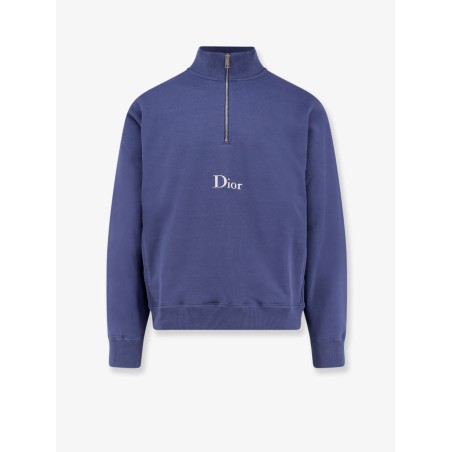 Cotton sweatshirt with embroidered logo on the front