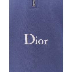 Cotton sweatshirt with embroidered logo on the front