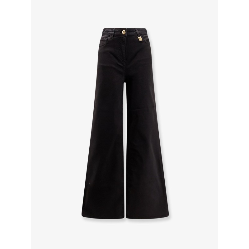 Black denim trousers