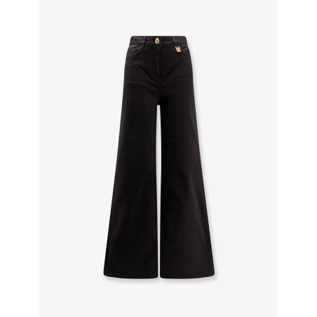 Black denim trousers