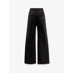 Black denim trousers