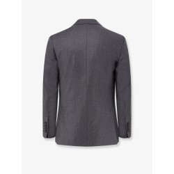 Double-breasted virgin wool blazer