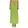 LONG SILK SKIRT