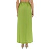 LONG SILK SKIRT