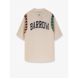 Viscose shirt with front logo print