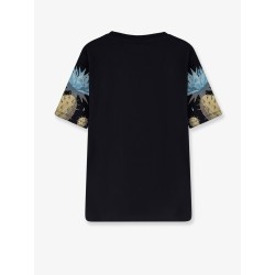 Cotton T-shirt with multicolor front print