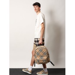 Essential backpack with Check pattern
