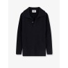 Wool polo sweater