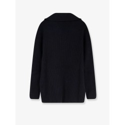 Wool polo sweater