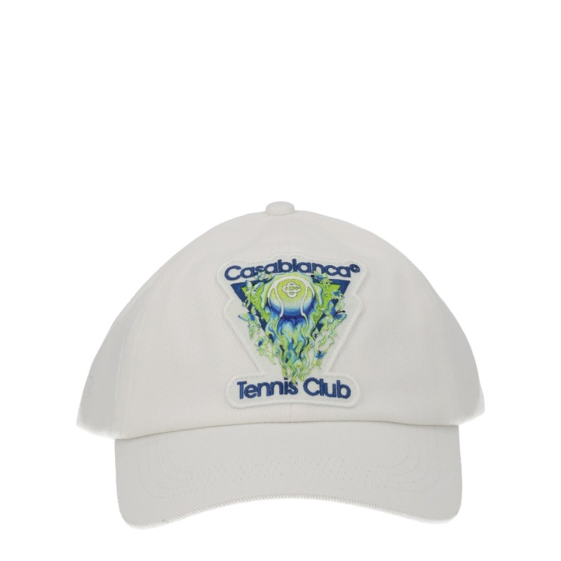 "FLAMING TENNIS BALL" BASEBALL CAP