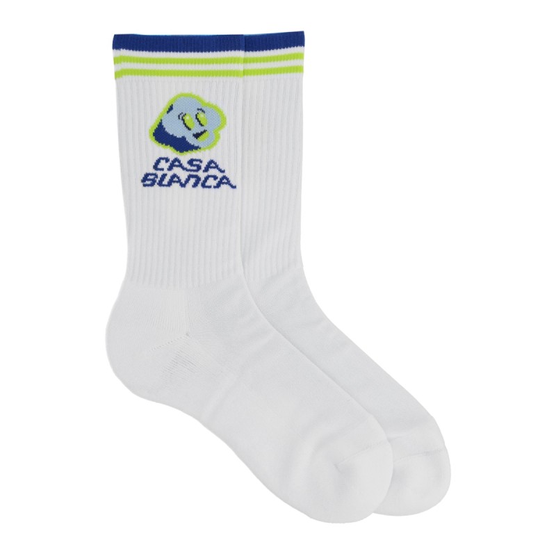 "BLUE CC SMILE" SOCKS