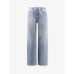 Straight fit cotton jeans