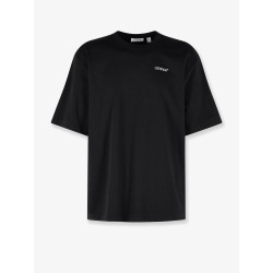 Cotton t-shirt with frontal logo print