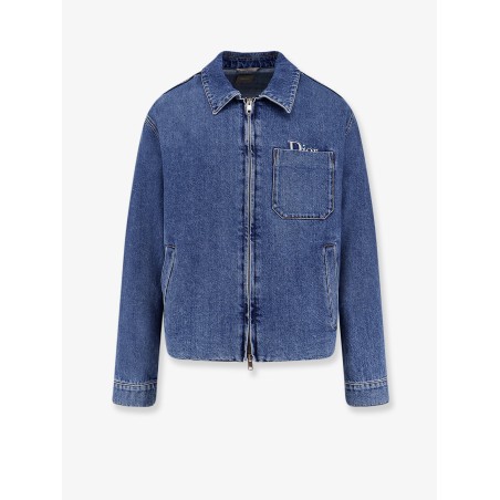 Denim Jacket with Dior embroidery