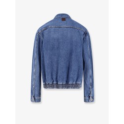 Denim Jacket with Dior embroidery