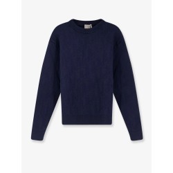 Dior Oblique cotton sweater with all-over embossed logo