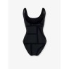 Monogram recycled nylon blend one-piece swimsuit
