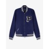 Cotton bomber con patch Logo