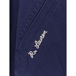 Cotton bomber con patch Logo