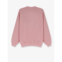 Cotton blend sweatshirt with front embroidered logo