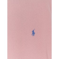 Cotton blend sweatshirt with front embroidered logo