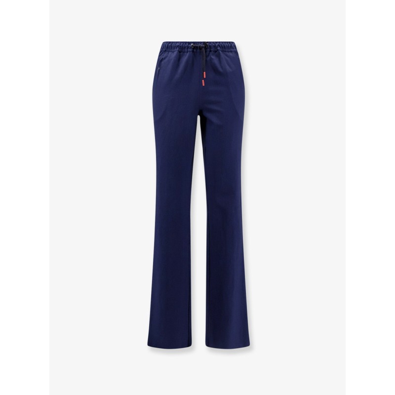 Cotton trousers with drawstring