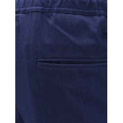 Cotton trousers with drawstring