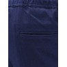 Cotton trousers with drawstring