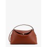 T-Lock Suede Shoulder Bag