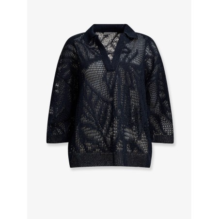 Linen and cotton sweater