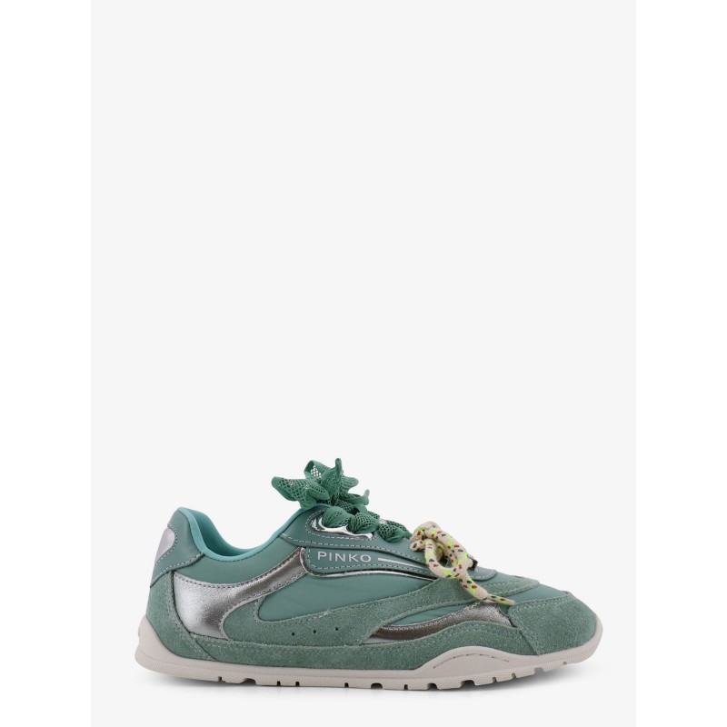 Yulia suede sneakers with nylon inserts