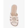Milly low leather sandals