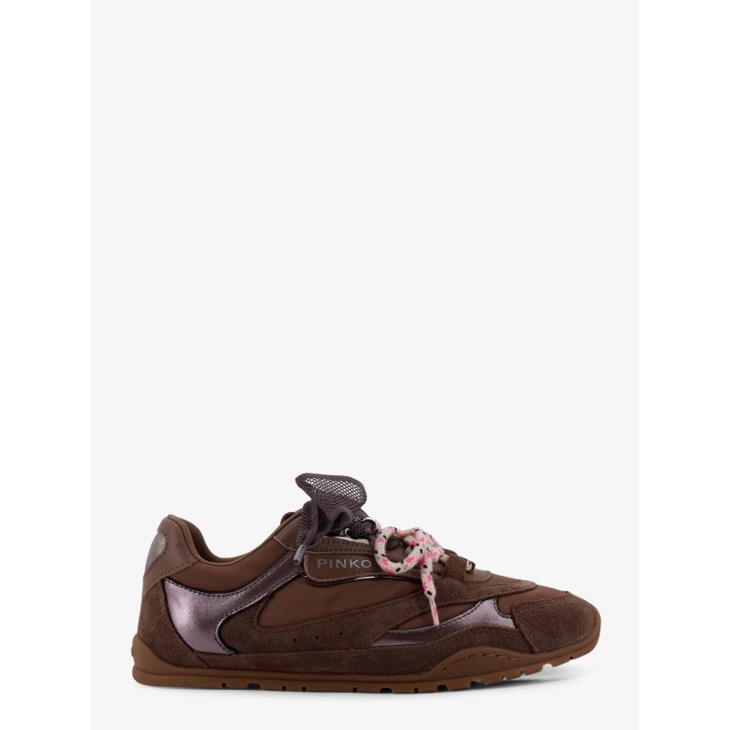 Yulia suede sneakers with nylon inserts