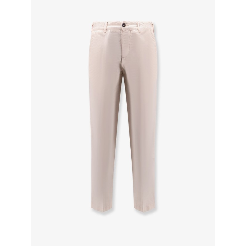 Cotton and linen trousers