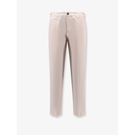 Cotton and linen trousers