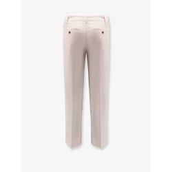 Cotton and linen trousers