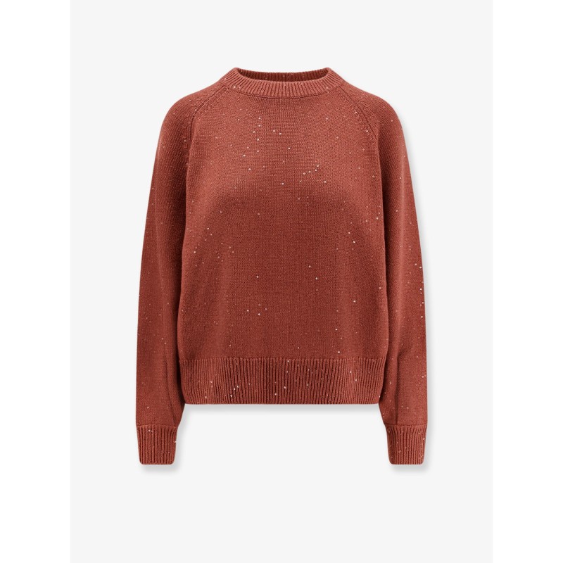 Cashmere and silk sweater with sequins