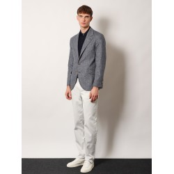 Cashmere and cotton polo shirt