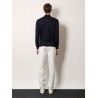 Cashmere and cotton polo shirt