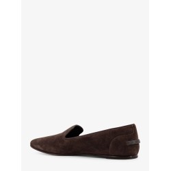 Suede loafers with Monili detail