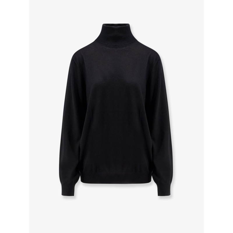 Cashmere and silk turtleneck