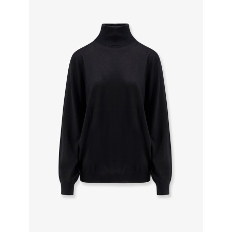 Cashmere and silk turtleneck
