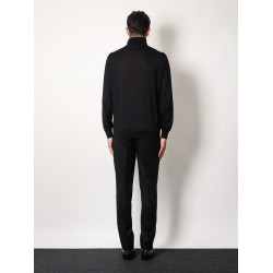 Cashmere and silk turtleneck