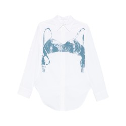 "SCANNED BRA" PRINT SHIRT